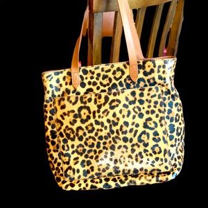 MADEWELL 🐆 printed transport tote